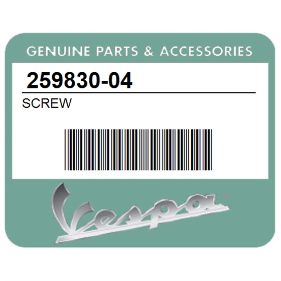 Vespa 259830-04 Screw
