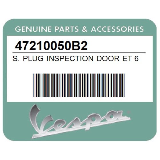 Vespa 47210050B2 S. Plug Inspection Door Et 693