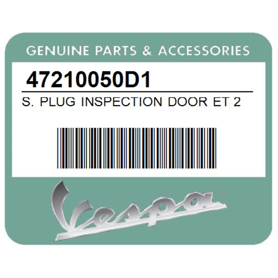 Vespa 47210050D1 S. Plug Inspection Door Et 251