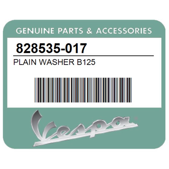 Vespa 828535-017 Plain Washer B125
