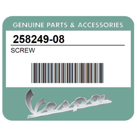 Vespa 258249-08 Screw