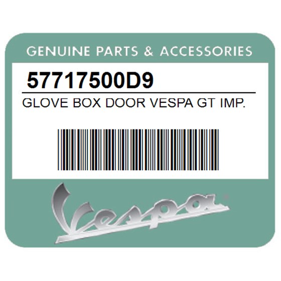 Vespa 57717500D9 Glove Box Door Vespa Gt Imp. Bl