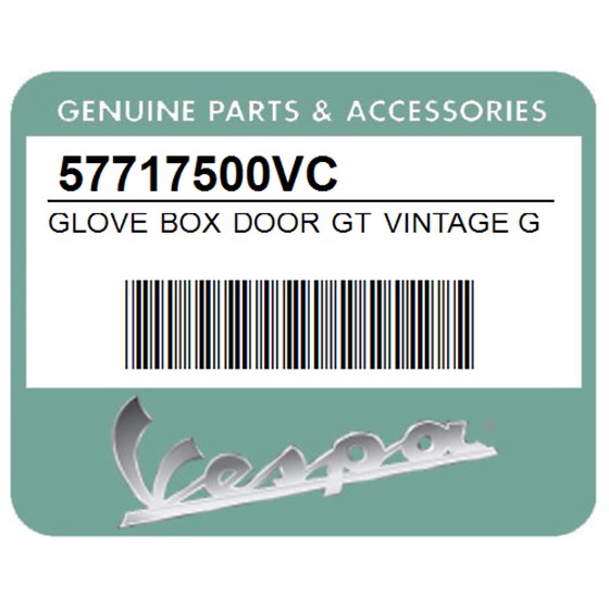 Vespa 57717500VC Glove Box Door Gt Vintage Green