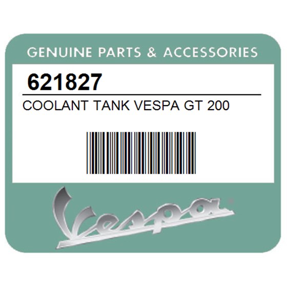 Vespa 621827 Coolant Tank Vespa Gt 200