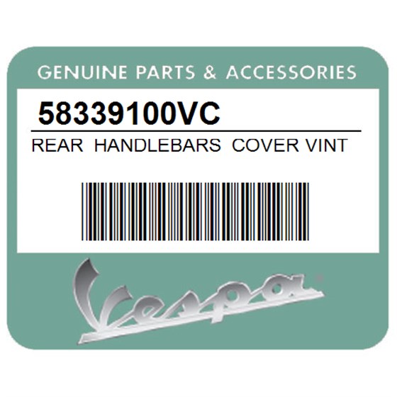 Vespa 58339100VC Rear Handlebars Cover Vintage G