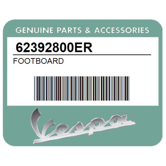 Vespa 62392800ER Footboard