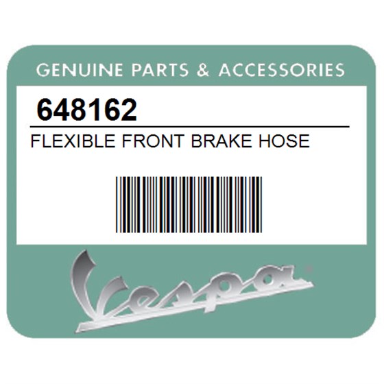 Vespa 648162 Flexible Front Brake Hose