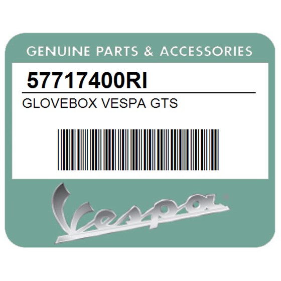 Vespa 57717400RI Glovebox Vespa Gts