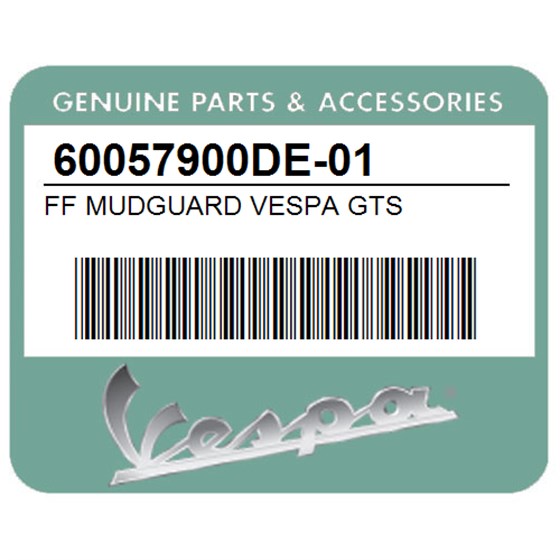 Vespa 60057900DE-01 Ff Mudguard Vespa Gts