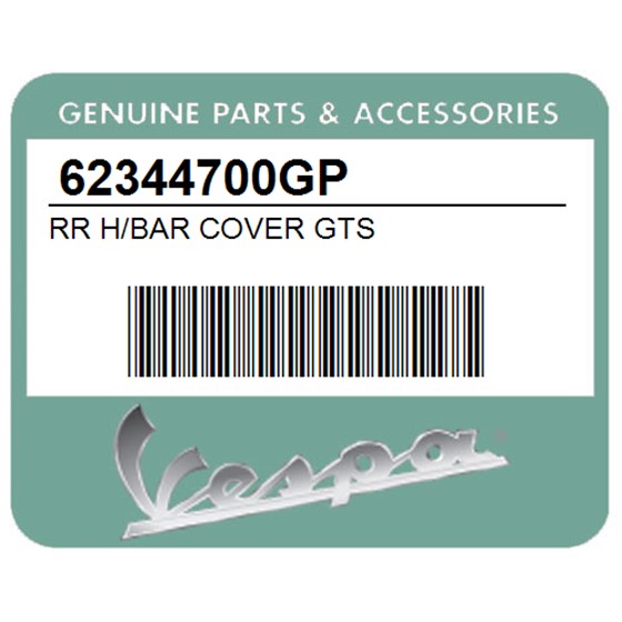 Vespa 62344700GP Rr H/Bar Cover Gts