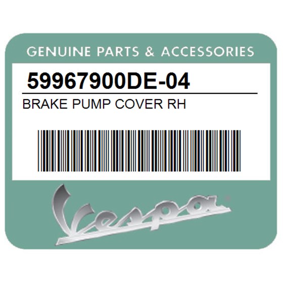 Vespa 59967900DE-04 Brake Pump Cover Rh