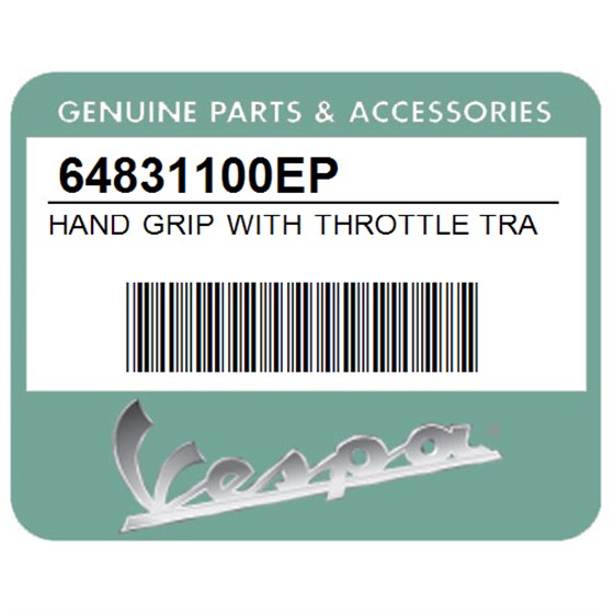 Vespa 64831100EP Hand Grip With Throttle Transmission