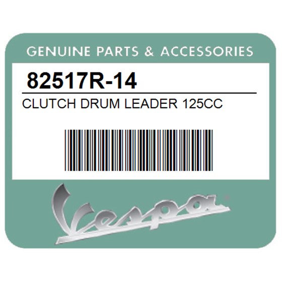 Vespa 82517R-14 Clutch Drum Leader 125Cc