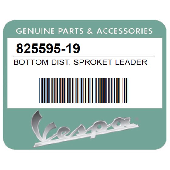Vespa 825595-19 Bottom Dist. Sproket Leader 125
