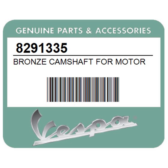 Vespa 8291335 Bronze Camshaft For Motor
