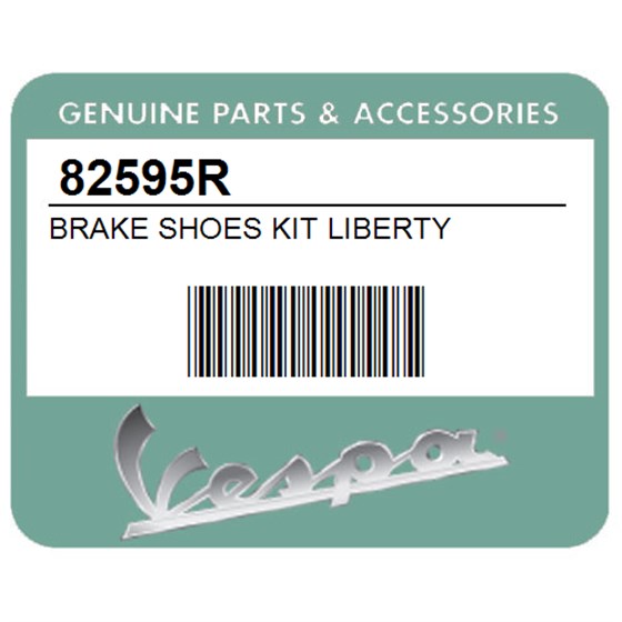 Vespa 82595R Brake Shoes Kit Liberty