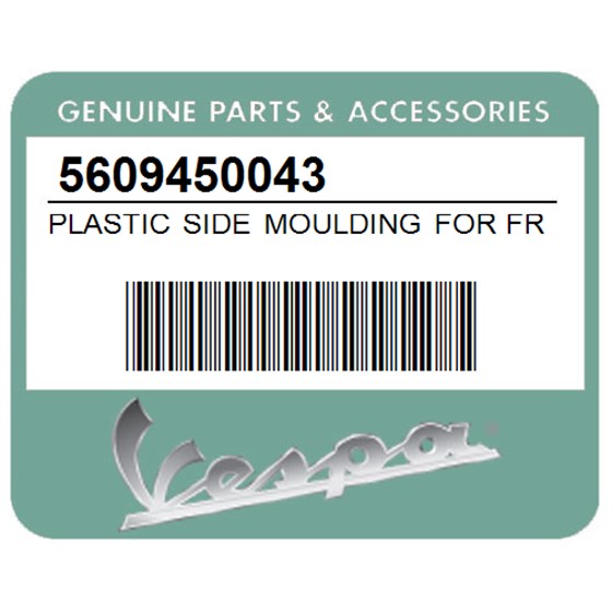 Vespa 5609450043 Plastic Side Moulding For Front