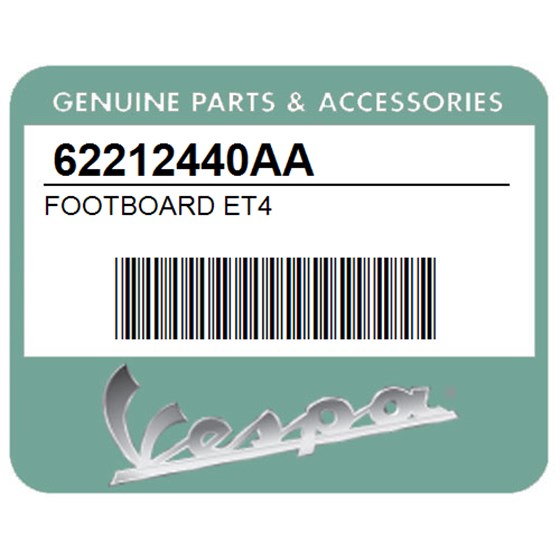 Vespa 62212440AA Footboard Et4