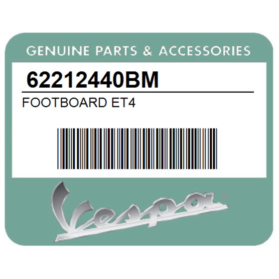 Vespa 62212440BM Footboard Et4