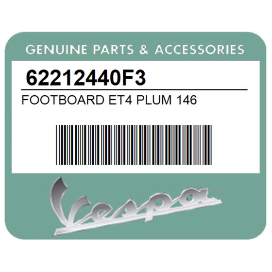 Vespa 62212440F3 Footboard Et4 Plum 146