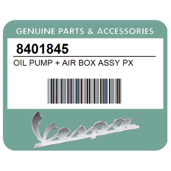 Vespa 8401845 Oil Pump + Air Box Assy Px