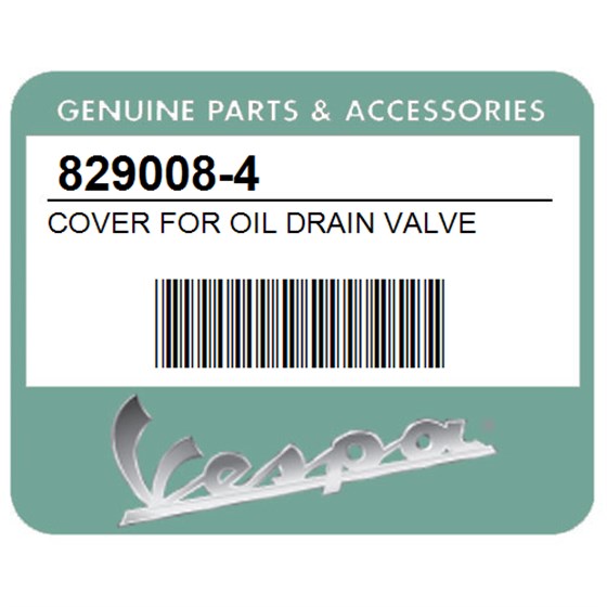 Vespa 829008-4 Cover For Oil Drain Valve