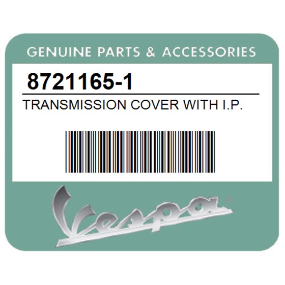 Vespa 8721165-1 Transmission Cover With I.P.