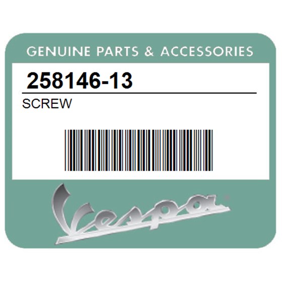 Vespa 258146-13 Screw