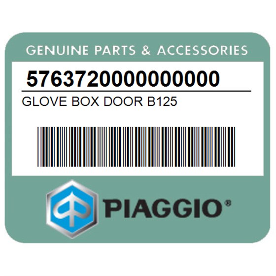 Piaggio 5763720000000000 Glove Box Door B125