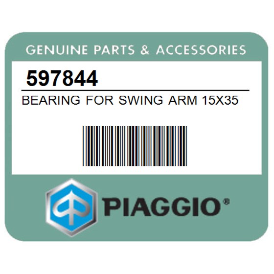 Piaggio 597844 Bearing For Swing Arm 15X35x11