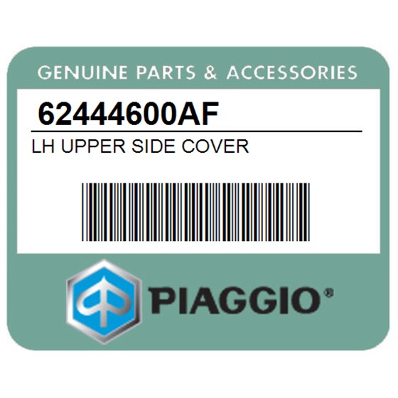 Piaggio 62444600AF Lh Upper Side Cover