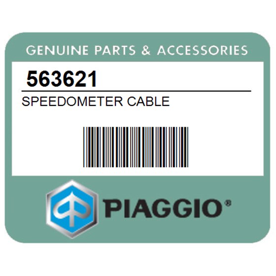 Piaggio 563621 Speedometer Cable