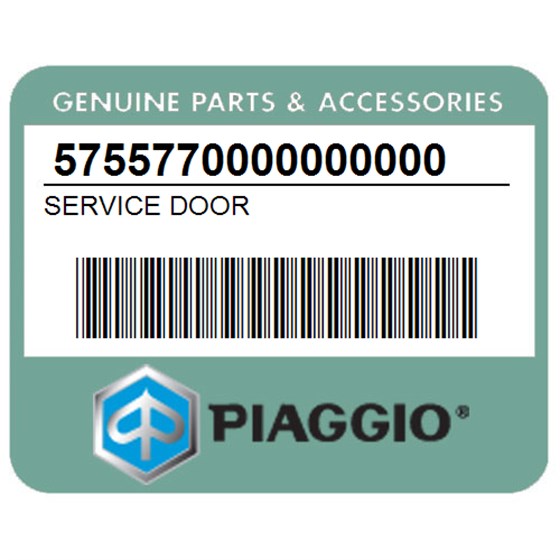 Piaggio 5755770000000000 Service Door