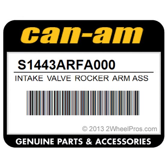 Can-Am S1443ARFA000 Intake Valve Rocker Arm Assembly. International
