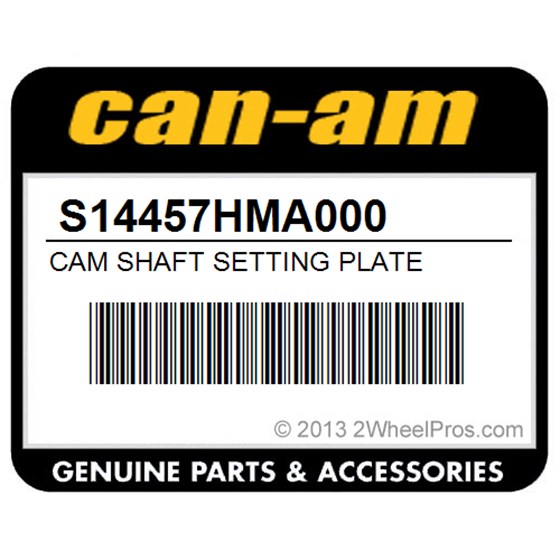Can-Am S14457HMA000 Cam Shaft Setting Plate