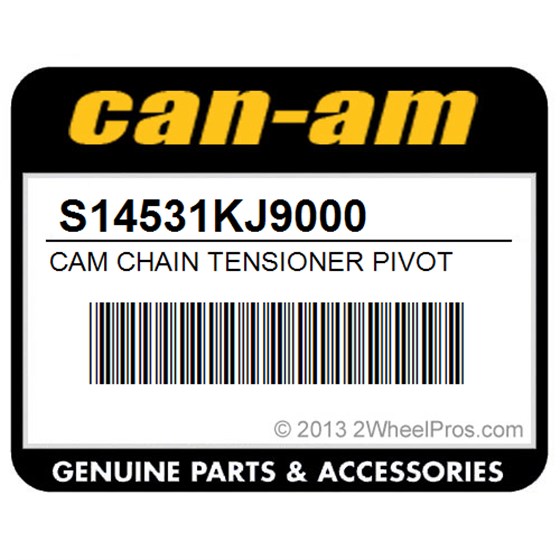 Can-Am S14531KJ9000 Cam Chain Tensioner Pivot