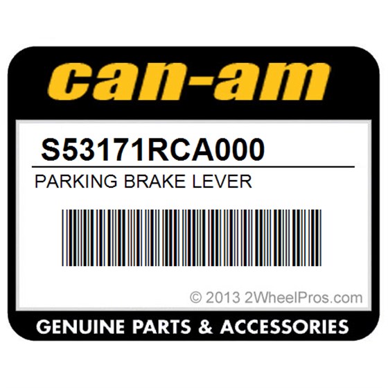 Can-Am S53171RCA000 Parking Brake Lever