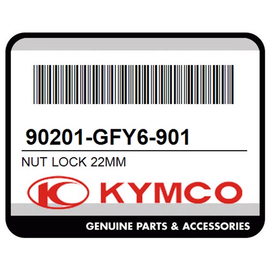 Kymco 90201-GFY6-901 Nut Lock 22Mm