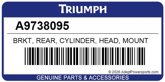 Triumph A9738095 Brkt, Rear, Cylinder, Head, Mount