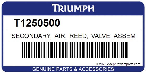 Triumph T1250500 Secondary, Air, Reed, Valve, Assembly