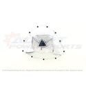 Triumph T1261932 Cover, Rh, Cast, Imp, Mach, Pol, Chr