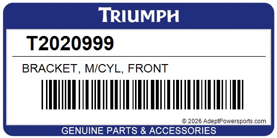 Triumph T2020999 Bracket, M/Cyl, Front