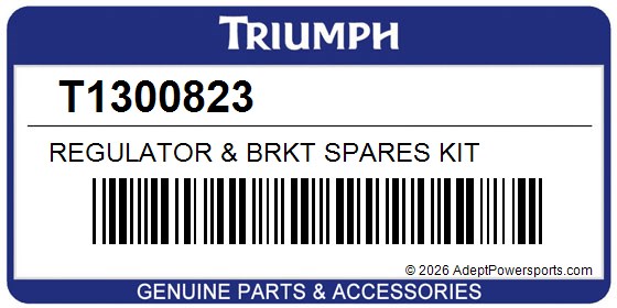 Triumph T1300823 Regulator & Brkt Spares Kit