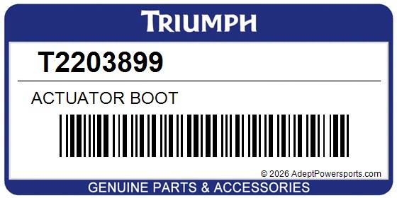 Triumph T2203899 Actuator Boot