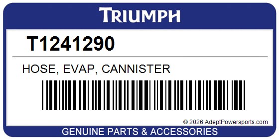 Triumph T1241290 Hose, Evap, Cannister