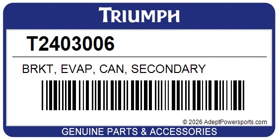 Triumph T2403006 Brkt, Evap, Can, Secondary