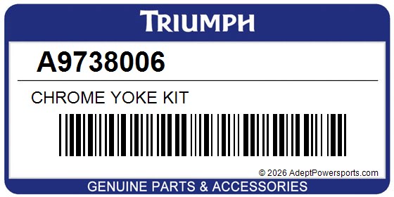 Triumph A9738006 Chrome Yoke Kit