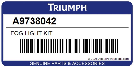 Triumph A9738042 Fog Light Kit