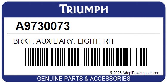 Triumph A9730073 Brkt, Auxiliary, Light, Rh