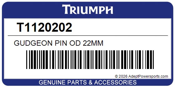 Triumph T1120202 Gudgeon Pin Od 22Mm